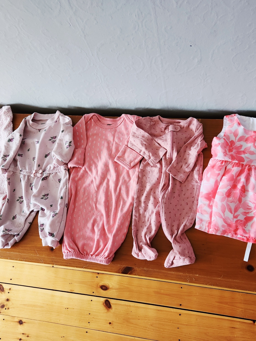 Carter's 0-3 Month Floral Flower Lot